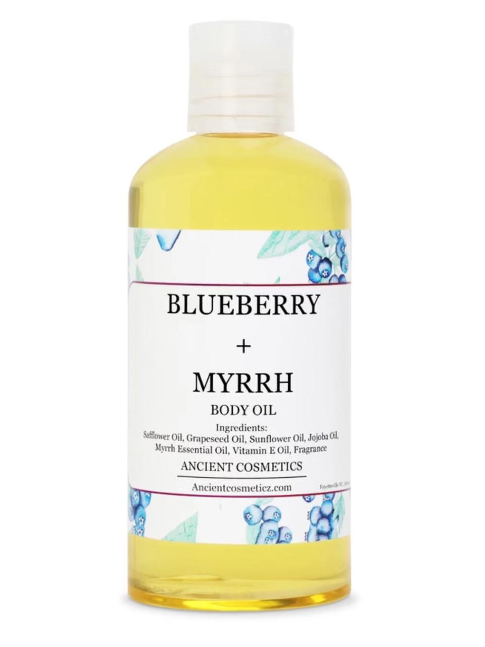 Ancient Cosmetics - Bluberry + Myrrh Body Oil