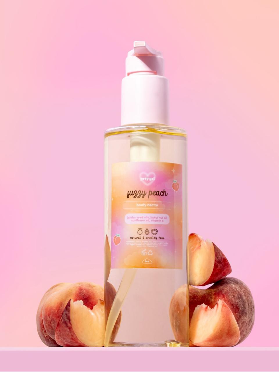 Prty Grl Fuzzy Peach Body Oil