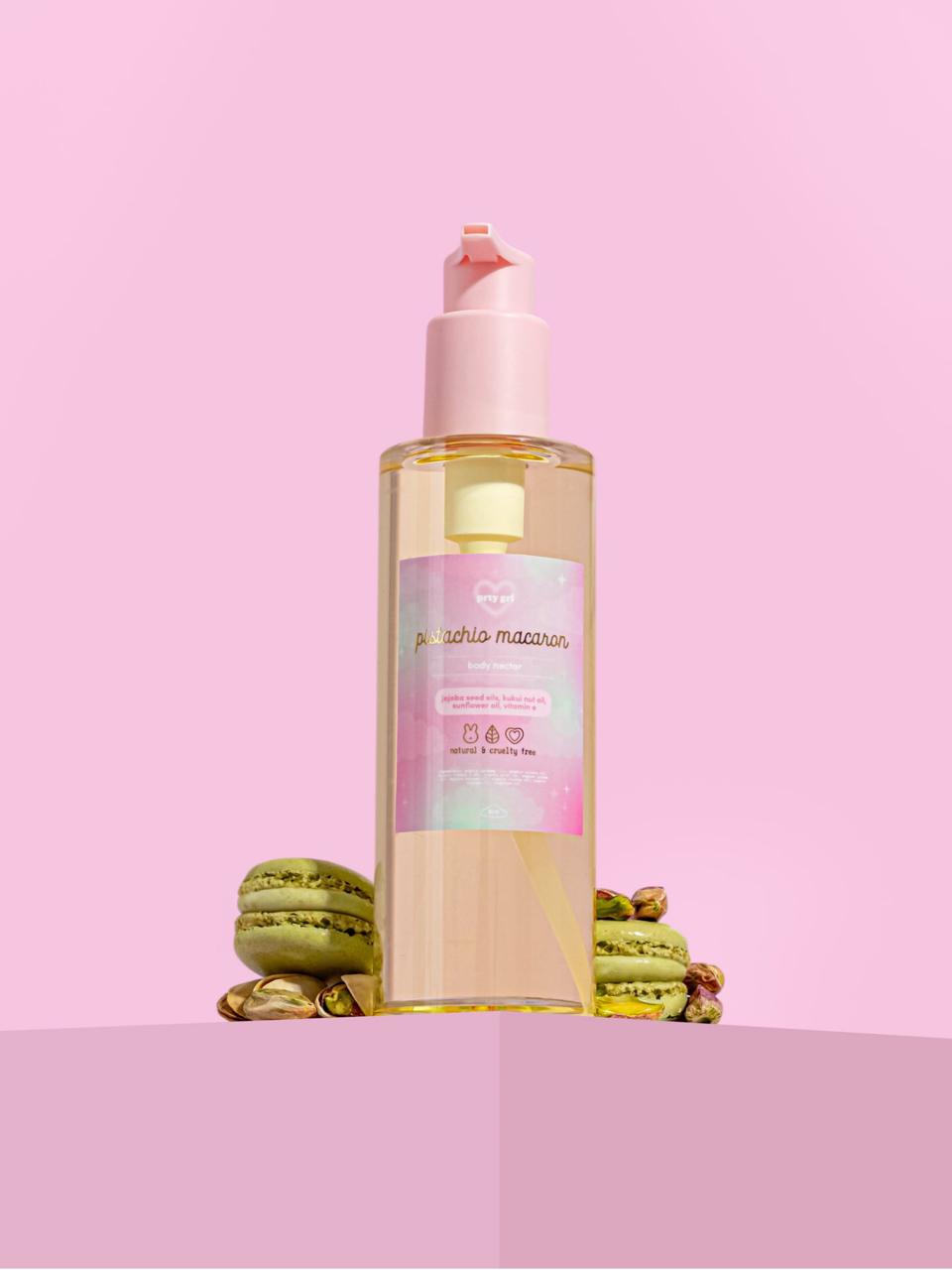 Prty Grl Pistachio Macaron Body Oil