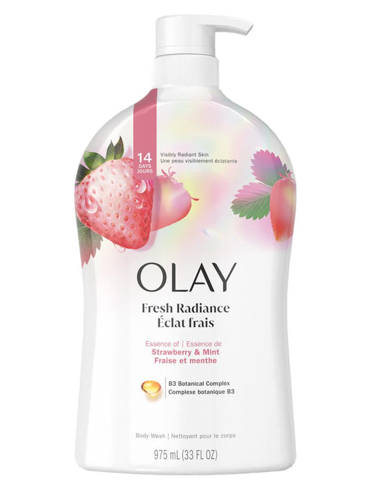 White Strawberry & Mint Body Wash